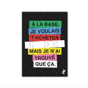 Mini Puzzle 20 pièces Sorry (à personnaliser), Piece & Love