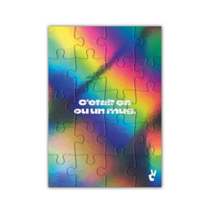 Mini Puzzle 20 pièces Merci, Piece & Love