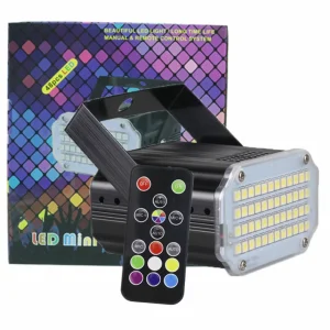 Mini stroboscope led portable pour fête extérieure – Ambiance festive garantie – Effets lumineux puissants et compacts