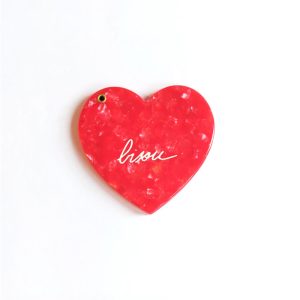 Miroir de Poche Coeur Bisou, Mathilde Cabanas