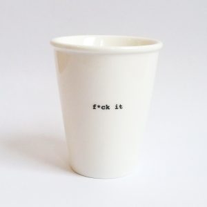 Tasse en porcelaine Helen B, F*ck it