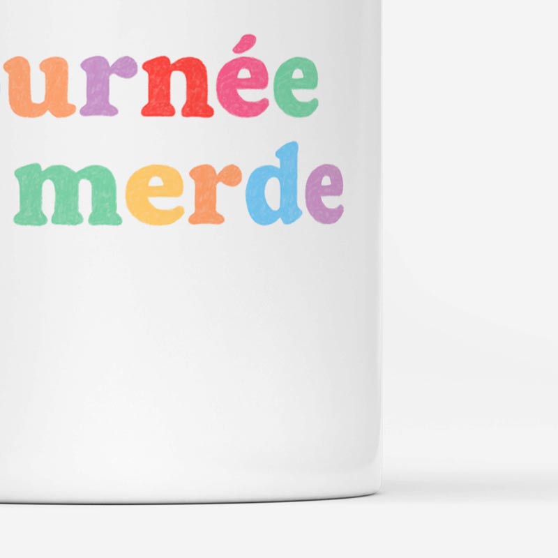 Mug céramique Journée de Merde, Thomas Gravereau – Image 3