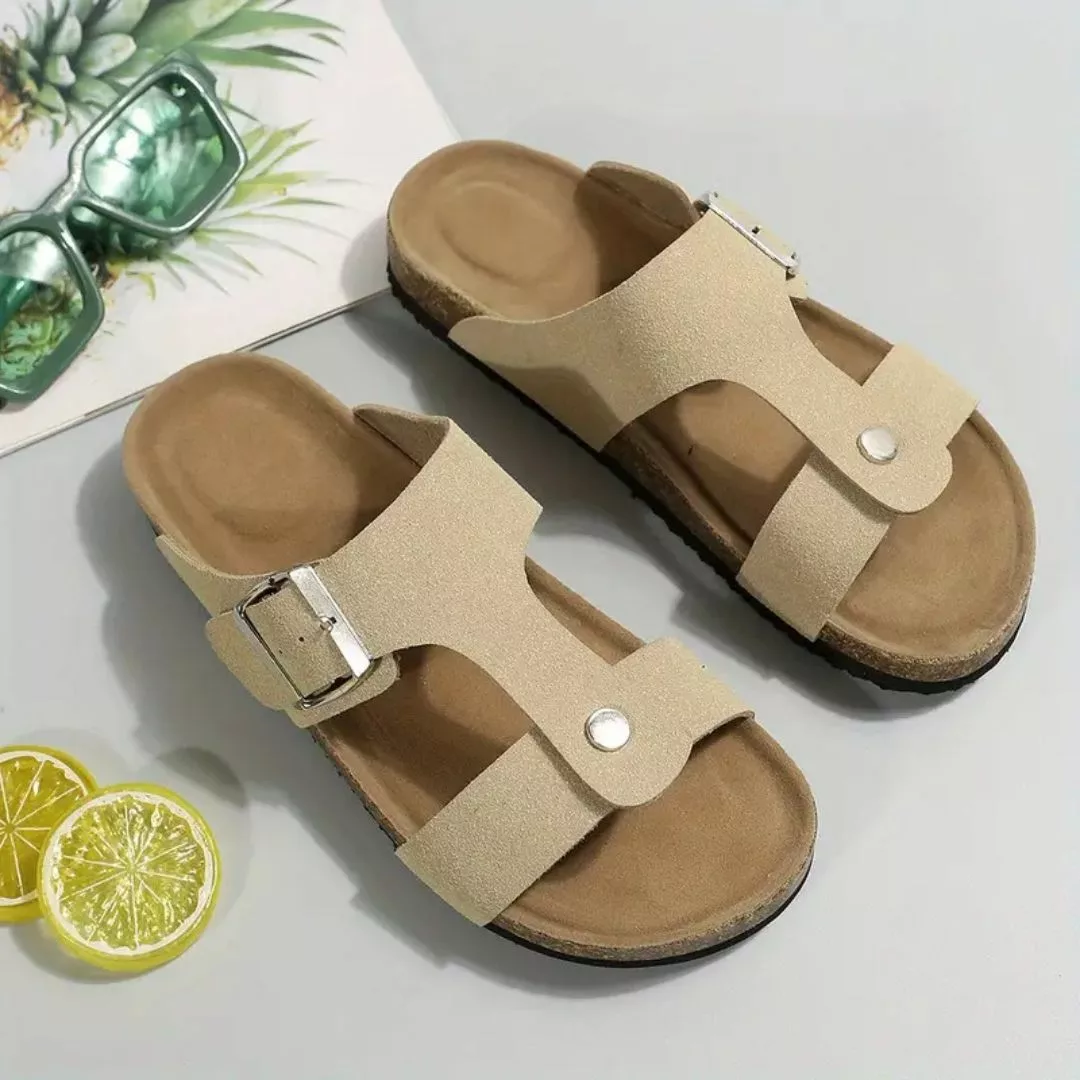 Mules ergonomiques bride boucle femme – Confort tout-terrain élégant pour pieds sensibles – Maintien optimal et style casual chic – Image 7