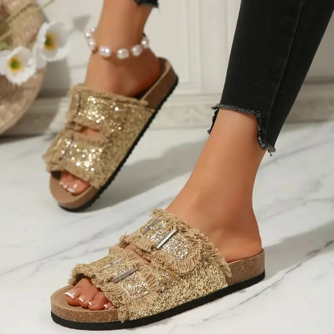 Mules femme paillettes tendance été – Confort chic et brillance pour des journées ensoleillées stylées – Image 6