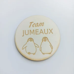 Carte étape « Team jumeaux » Pingouin
