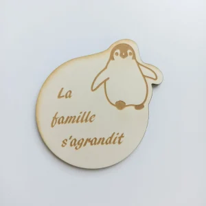 Carte étape « La famille s&rsquo;agrandit » Pingouin