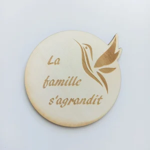 Carte étape « La famille s&rsquo;agrandit » Colibri