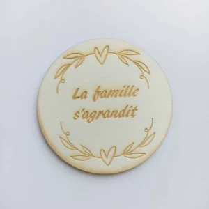 Carte étape « La famille s&rsquo;agrandit » Coeur