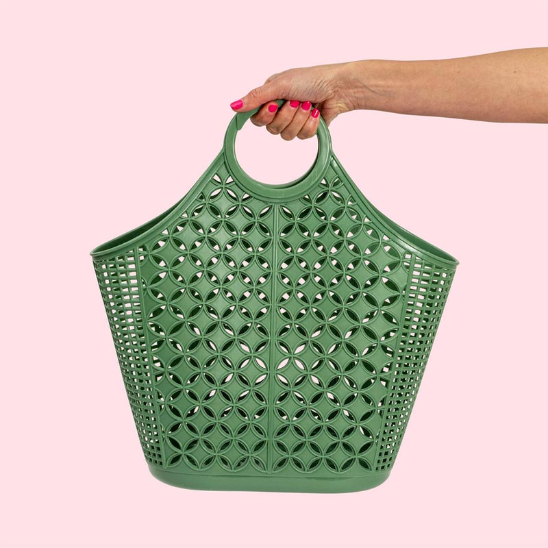 Grand Panier Atomic Vert Olive, Sunjellies – Image 3