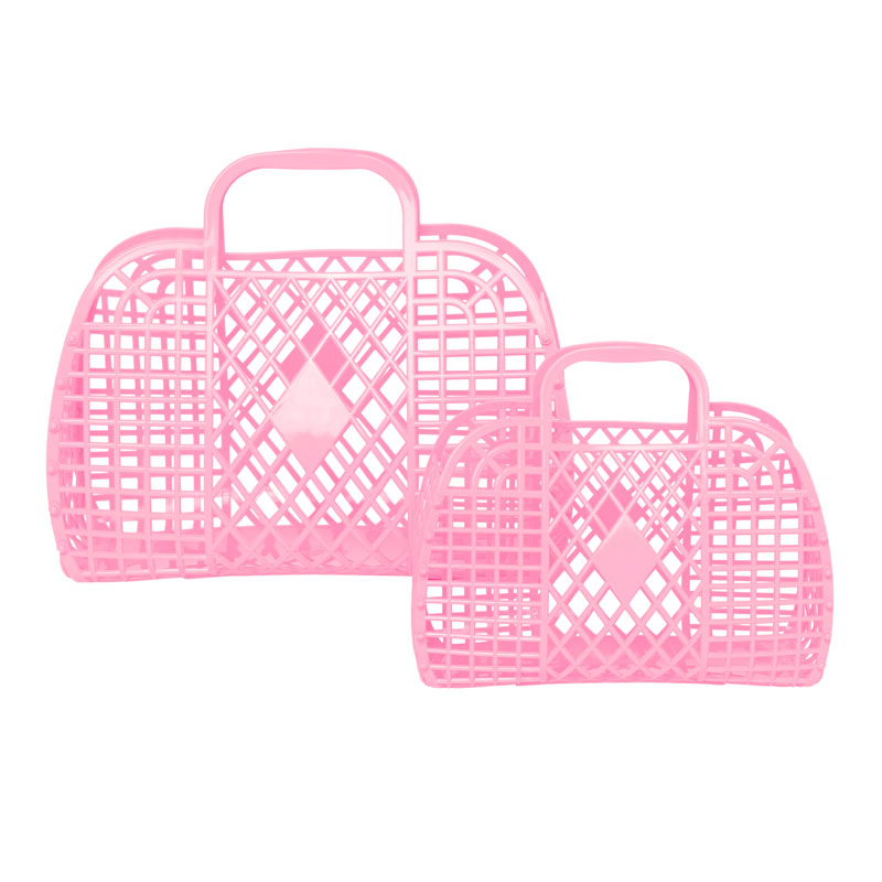 Petit Panier Rétro SunJellies, Nouveau Modèle, Rose Bubblegum – Image 2