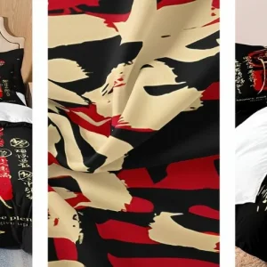 Parure de lit calligraphie asiatique porte-bonheur – Ambiance zen et paisible pour des nuits sereines