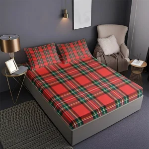 Parure de lit écossaise traditionnelle chaleureuse – Ambiance cosy et vintage pour nuits douillettes