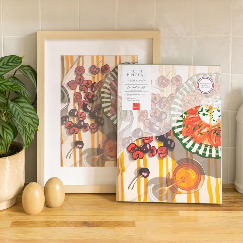 Set Peinture au Numéro Petit Pinceau, La Dolce Vita – Image 4