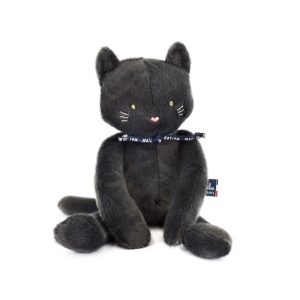 Peluche Chat 37cm noir anthracite, Mailou Tradition
