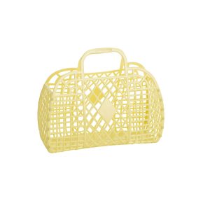 Petit Panier rétro SunJellies, nouveau modèle, jaune clair