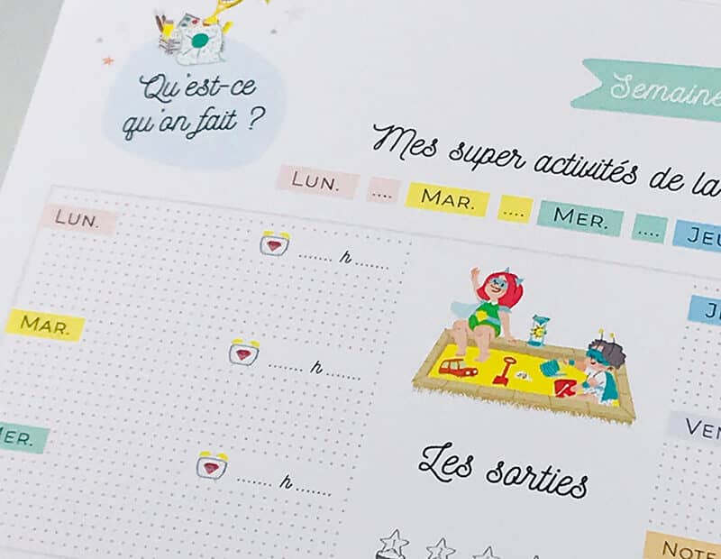 Planning d’activités nounou – Image 3