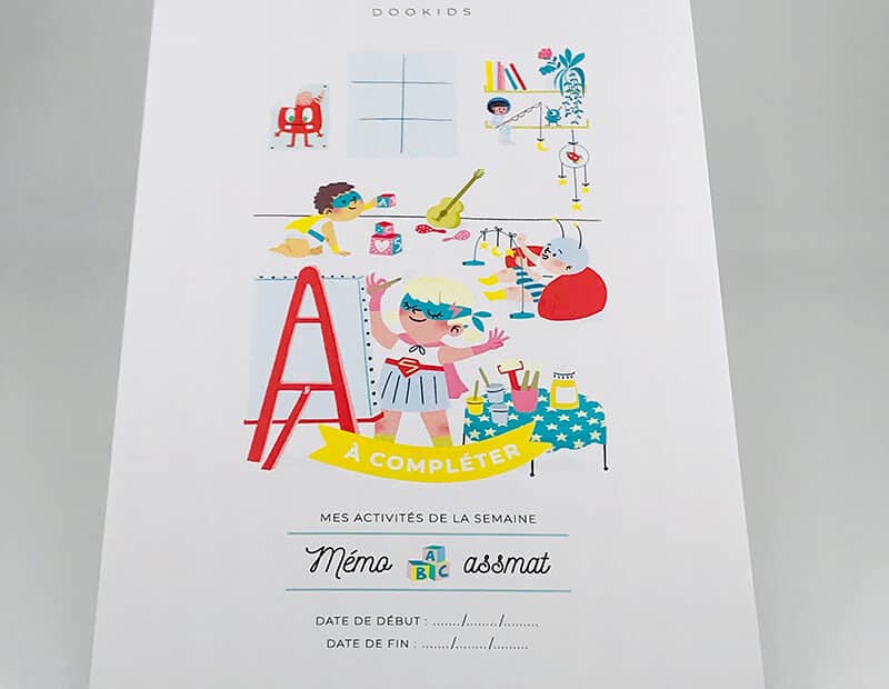 Planning d’activités nounou