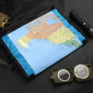 Pochette étanche pour cartes randonnée – Protection fiable par tous les temps – Idéale pour cartes IGN et GPS