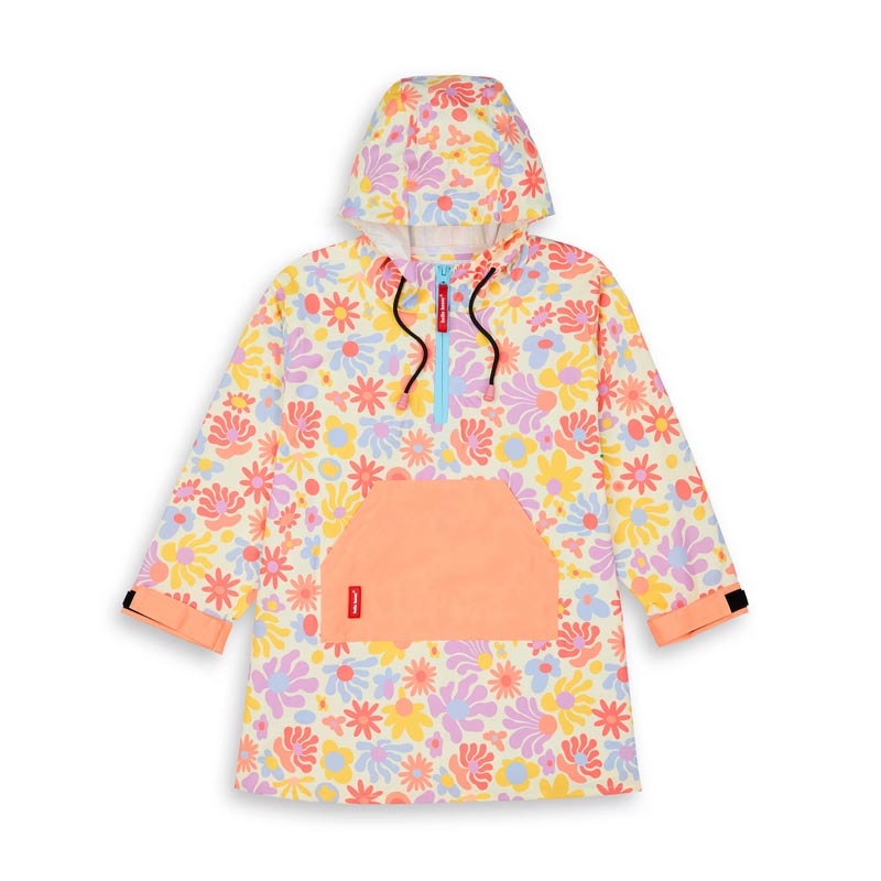 Poncho de Pluie enfant Retro Flowers, Hello Hossy