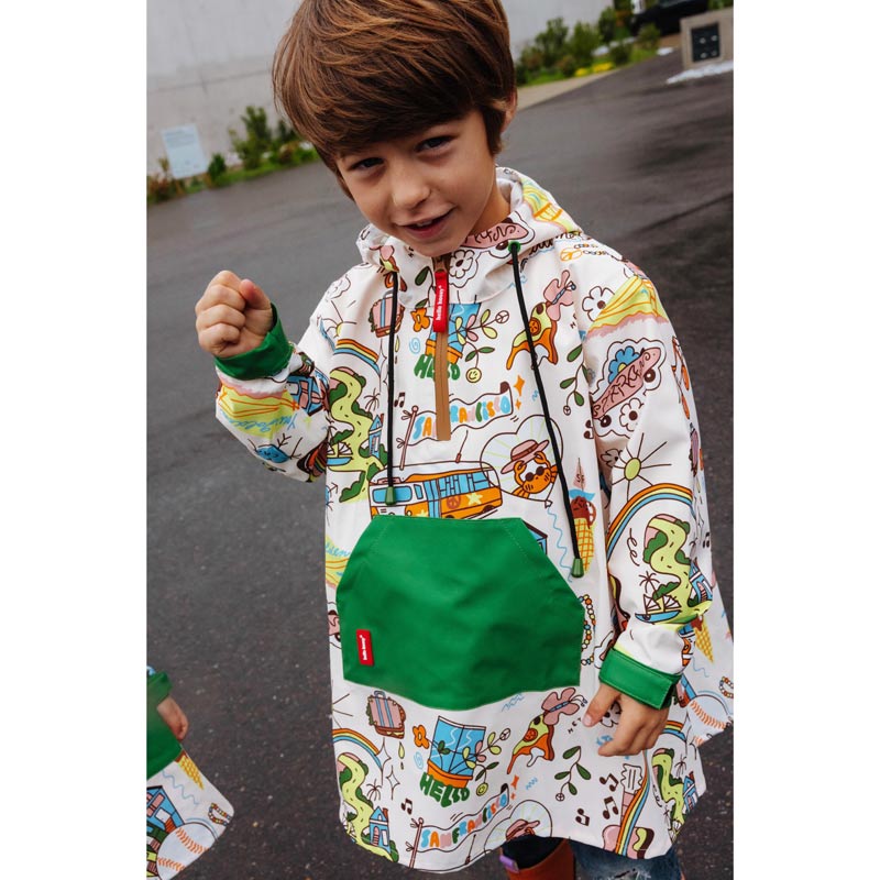 Poncho de Pluie enfant San Francisco, Hello Hossy – Image 4