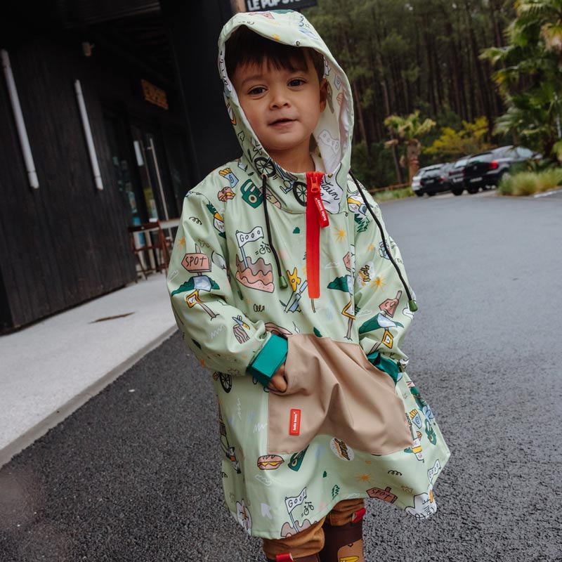 Poncho de Pluie enfant Mountain Ride, Hello Hossy – Image 5