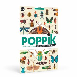 Kit «Discovery Stickers» Insectes, Poppik