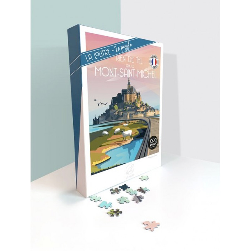 Puzzle 1000 pièces Mont-Saint-Michel, La Loutre