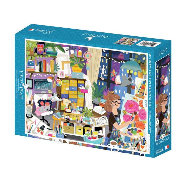 Puzzle 1500 pièces «Mon lieu préféré: L’Atelier d’Art», Pieces & Peace – Image 2