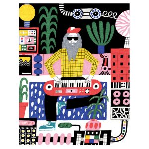 Puzzle 500 pièces «Le Musicien Barbu» Pieces & Peace