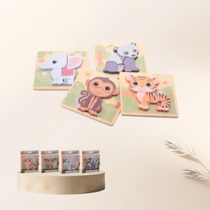 Puzzle bébé en bois 4 pièces