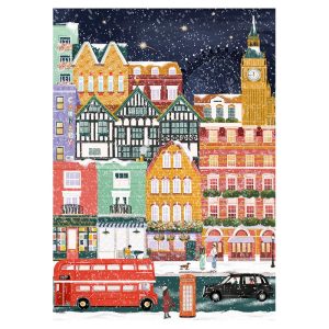 Puzzle 1000 pièces «Londres à Noël» Pieces & Peace