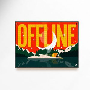 Puzzle 1000 pièces phosphorescent OFFLINE, Piece & Love