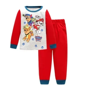Pyjama pat patrouille – Confort doux pour enfants fans de Paw Patrol – Idéal pour des nuits paisibles et stylées