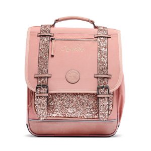 Sac à Dos Vintage Fantasy, Rose Paillettes Caméléon