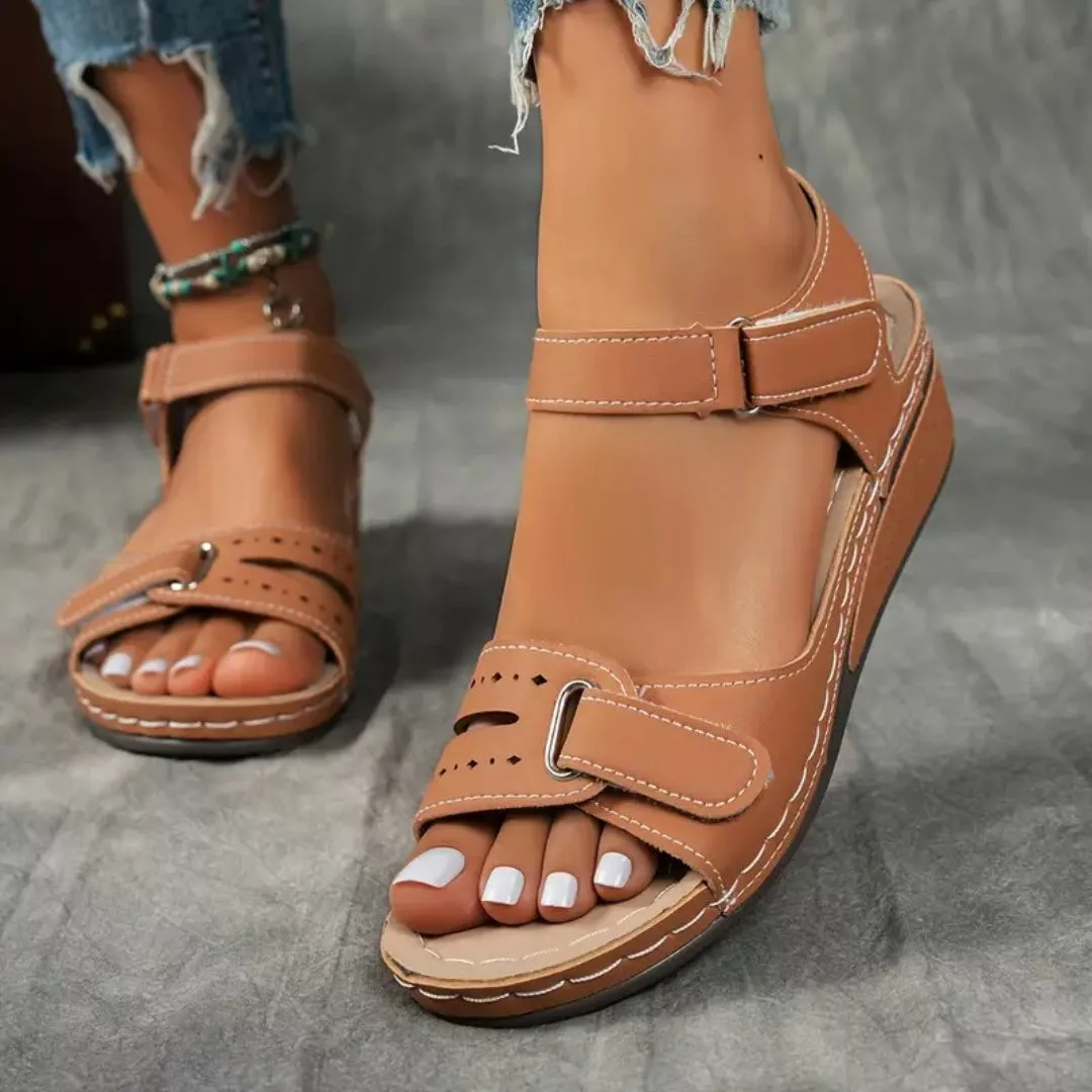 Sandales à plateforme ajustables été respirantes à bout ouvert – Confort ultime et style léger pour vos journées ensoleillées – Image 2