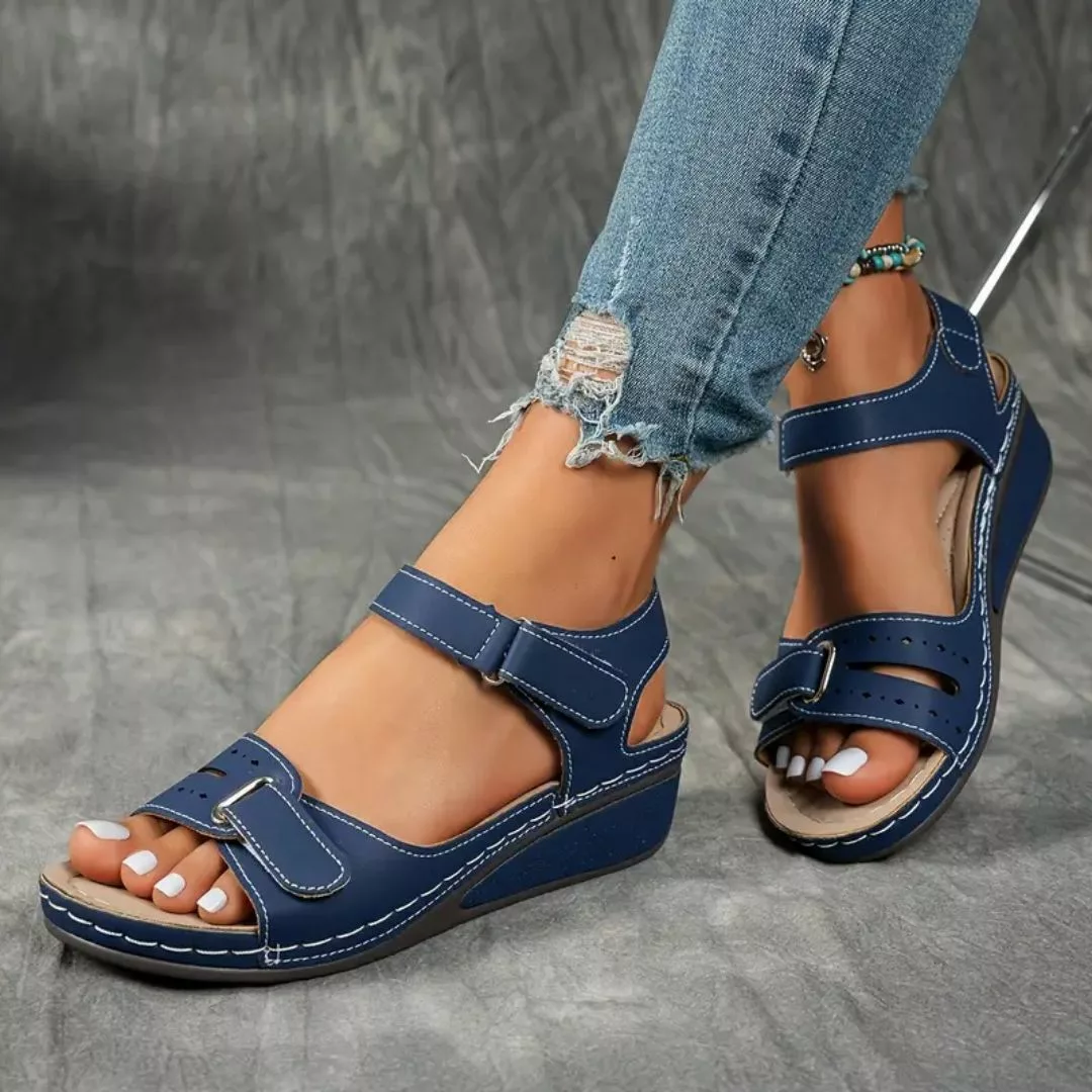 Sandales à plateforme ajustables été respirantes à bout ouvert – Confort ultime et style léger pour vos journées ensoleillées – Image 6