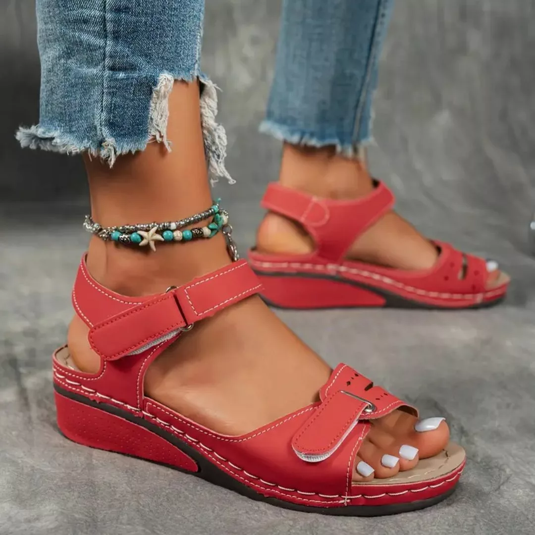 Sandales à plateforme ajustables été respirantes à bout ouvert – Confort ultime et style léger pour vos journées ensoleillées – Image 9