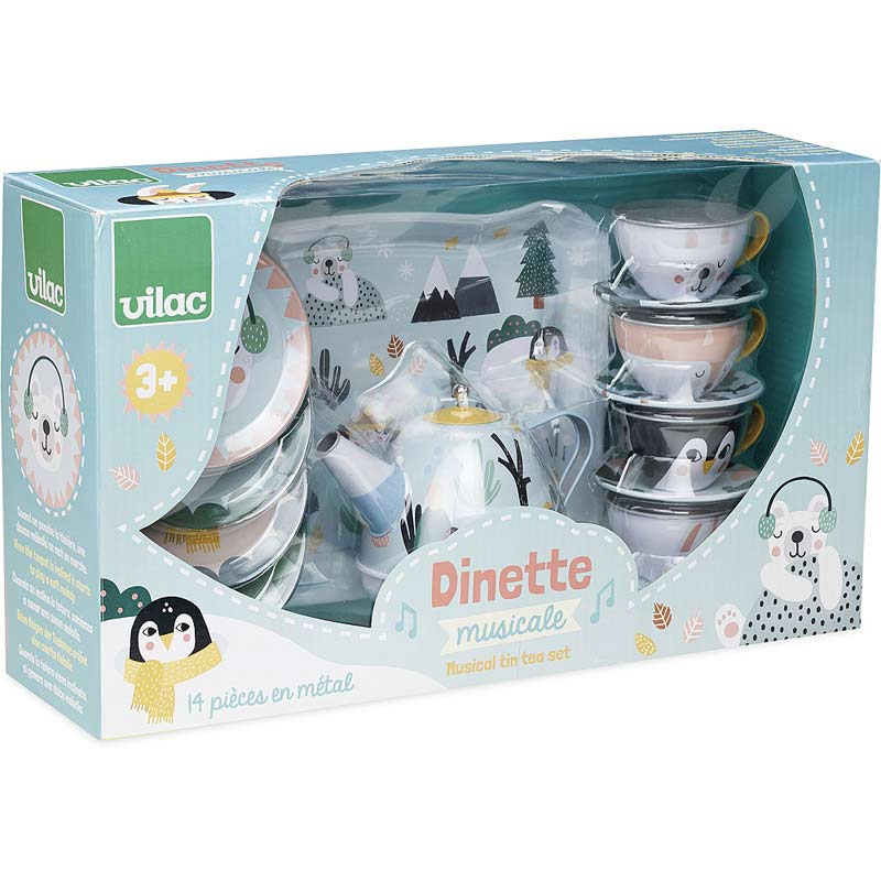 Dinette, service à thé musical Banquise, Vilac – Image 2