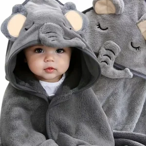 Serviette de bain enfant – Douce et ultra-absorbante, idéale pour peau sensible après le bain ou la piscine