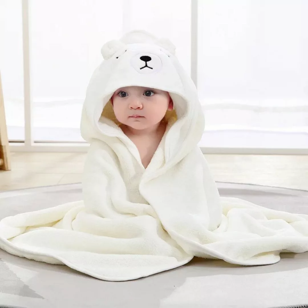 Serviette de bain enfant – Douce et ultra-absorbante, idéale pour peau sensible après le bain ou la piscine – Image 6
