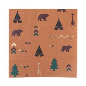 16 Serviettes en Papier Indian Forest