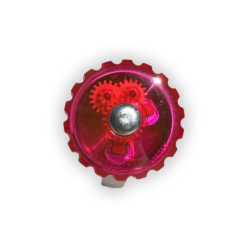 Sonnette à vélo TokyoBell rose transparente, Rainette – Image 4