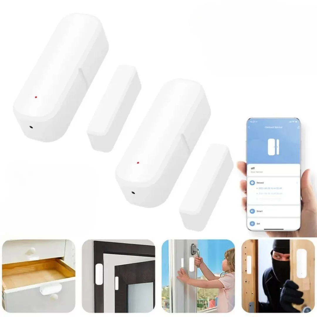 Système alarme porte fenêtre sans installation – Sécurité immédiate et sans perçage pour votre maison – Image 2