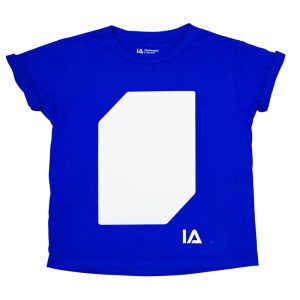 T-shirt enfant phosphorescent et lampe led, Bleu/blanc