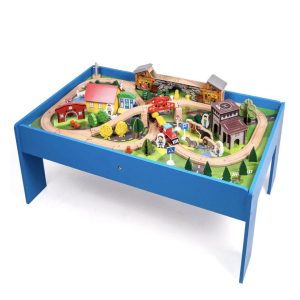 Table pour Train en Bois