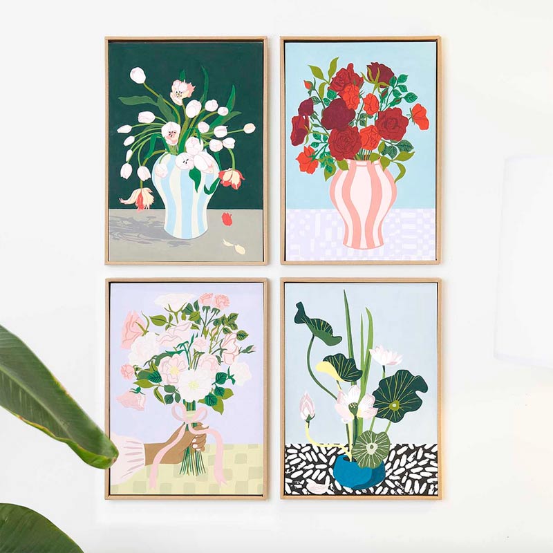 Coffret Peinture aux numéros, Roses rouges, Rico Design – Image 8