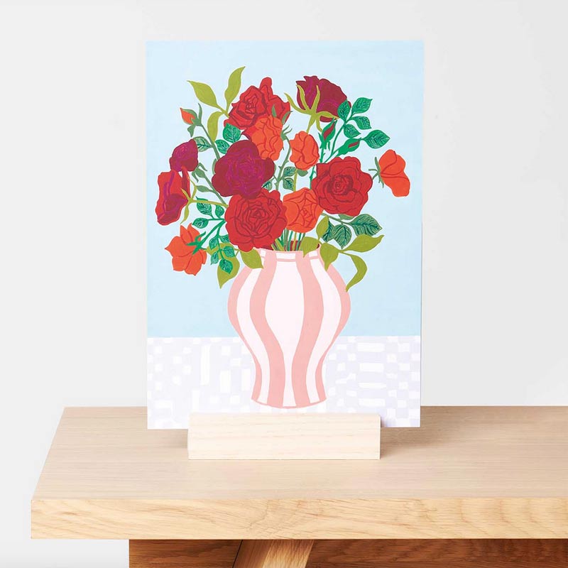 Coffret Peinture aux numéros, Roses rouges, Rico Design – Image 5