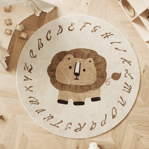 Tapis Alphabet & Animaux – Tapis de jeu éducatif pour bébé & chambre enfant