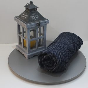 Tapis bleu artisanal – 70 cm x 1m35-40 – Chambre d’enfant