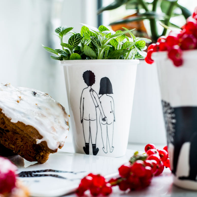 Tasse Porcelaine Helen B, Couple Nu – Image 2